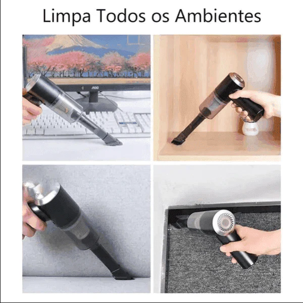 Kit com bicos, cabo e aspirador desmontado